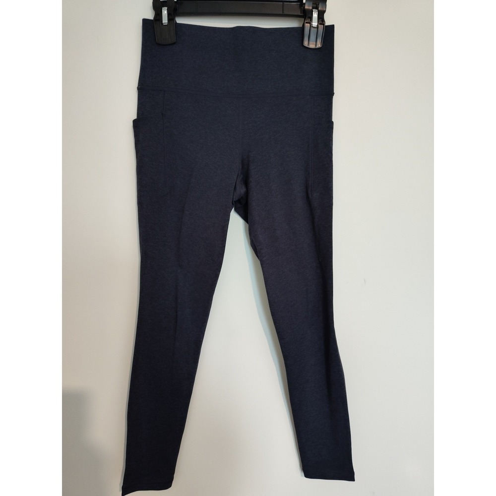 Athleta Salutation StashPocket II Softluxe Tight Navy Heather LeggingsS/P 985734
